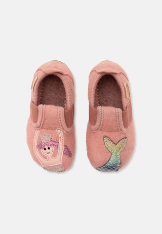 Living Kitzbühel Hausschuh Maya Mermaid Peach – Bild 1