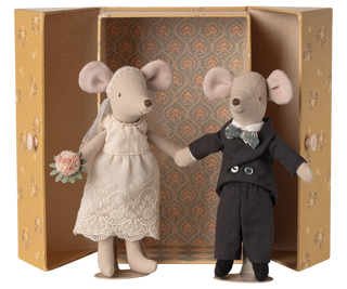 Maileg Hochzeitsmäuse Paar in Box, Mama und Papa – Bild 1