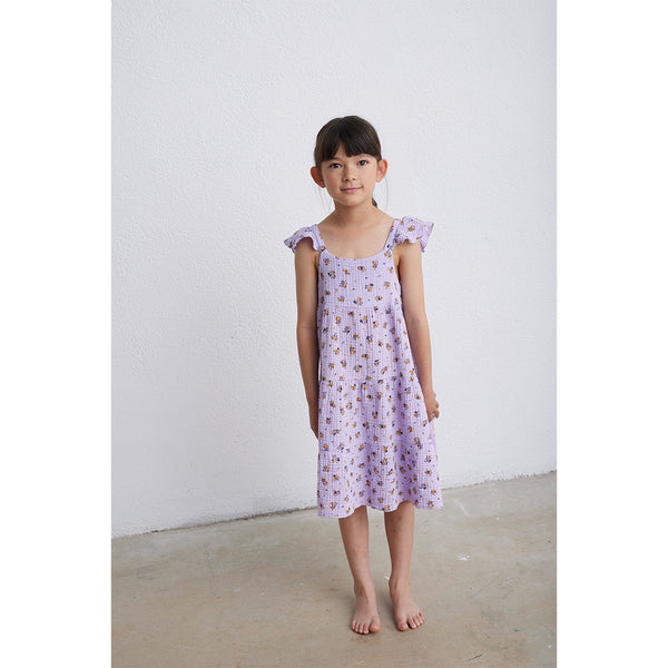 Bouquet Gauze Dress Chloe Ivory - Main Image