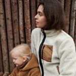 Frauen Sherpa Jacke Nelson Mega Leo Mist
