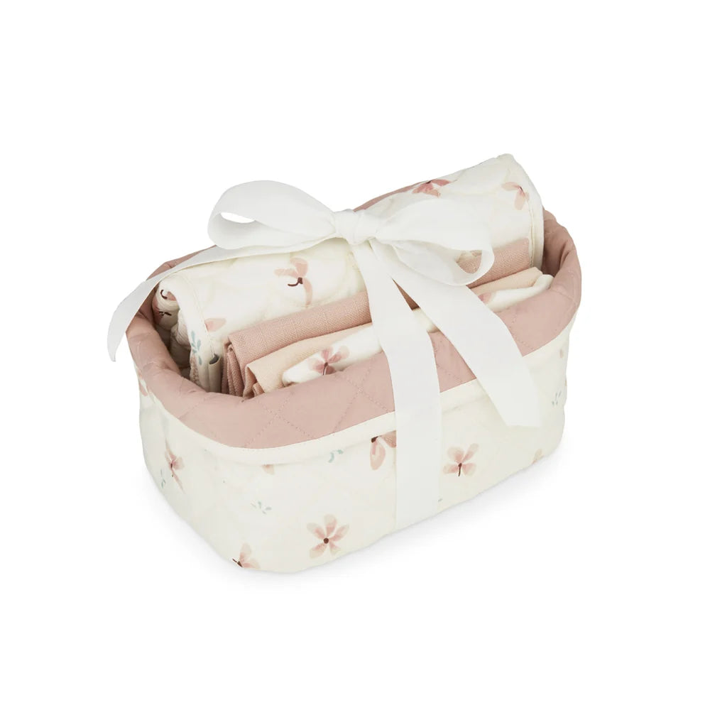 Baby-Geschenkset, kleine - Windflower Crème