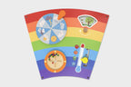 Regenbogen-Aktivitätswandpaneele