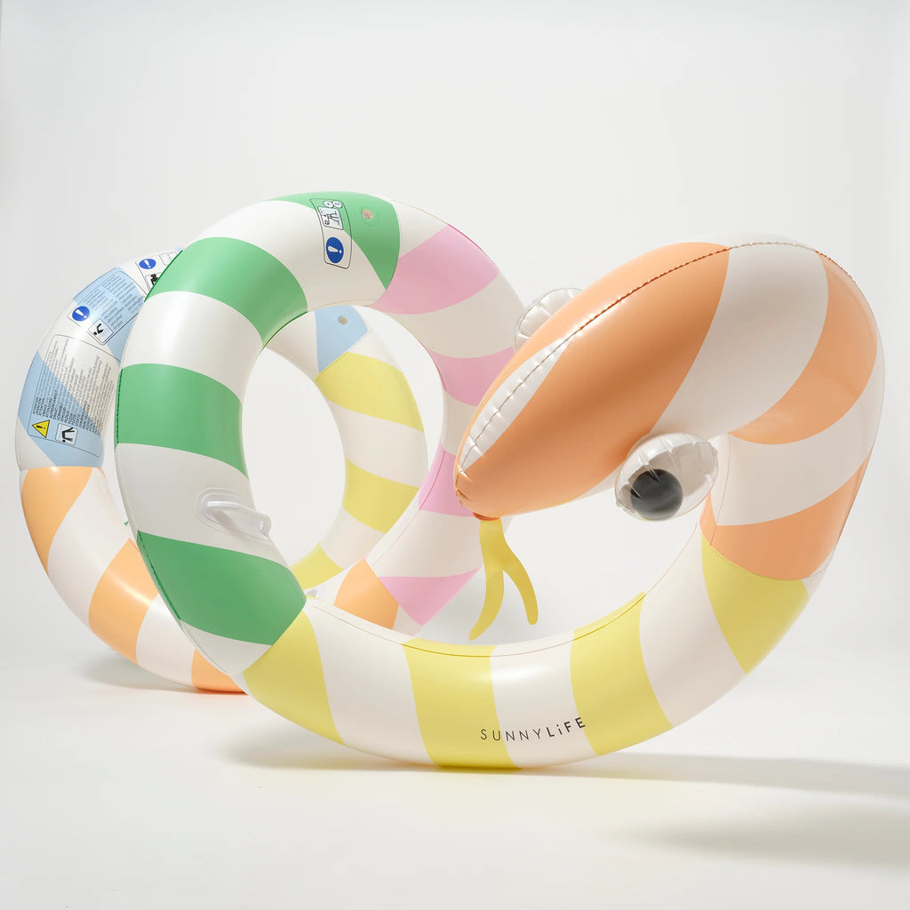 Aufblasbare Riesenschlange Poolside Sorbet Stripe – Sunnylife