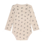 Merinowolle Body mit Eulenprint