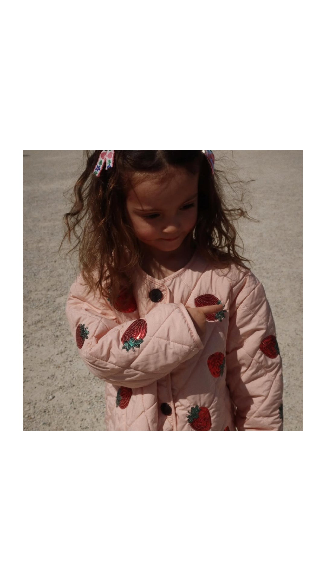 Jacke Flora Erdbeere