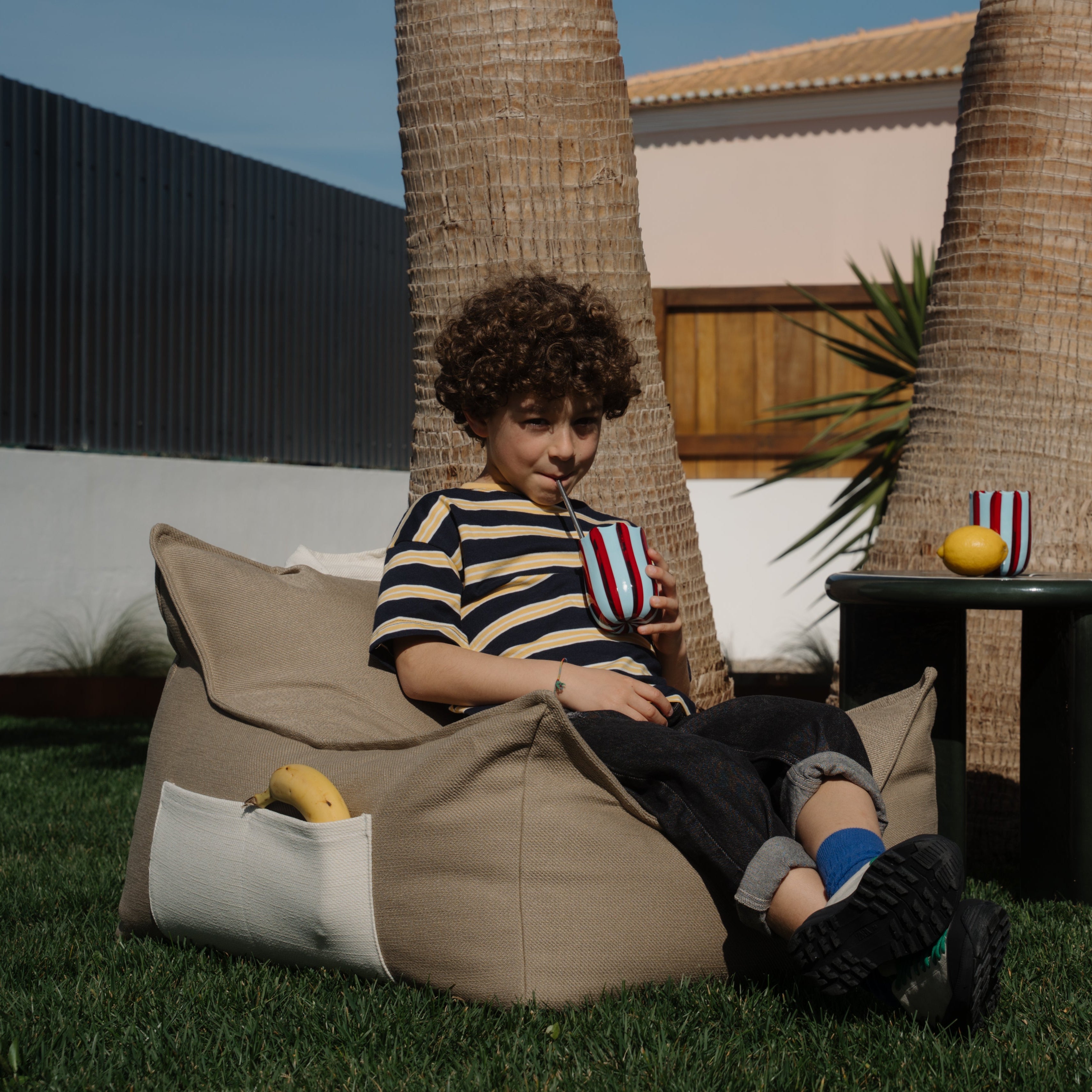 Outdoor bean bag in new colors