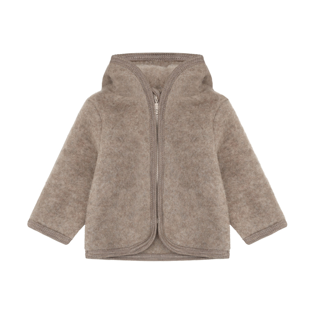 Jacket made of wool fleece Savannah melange