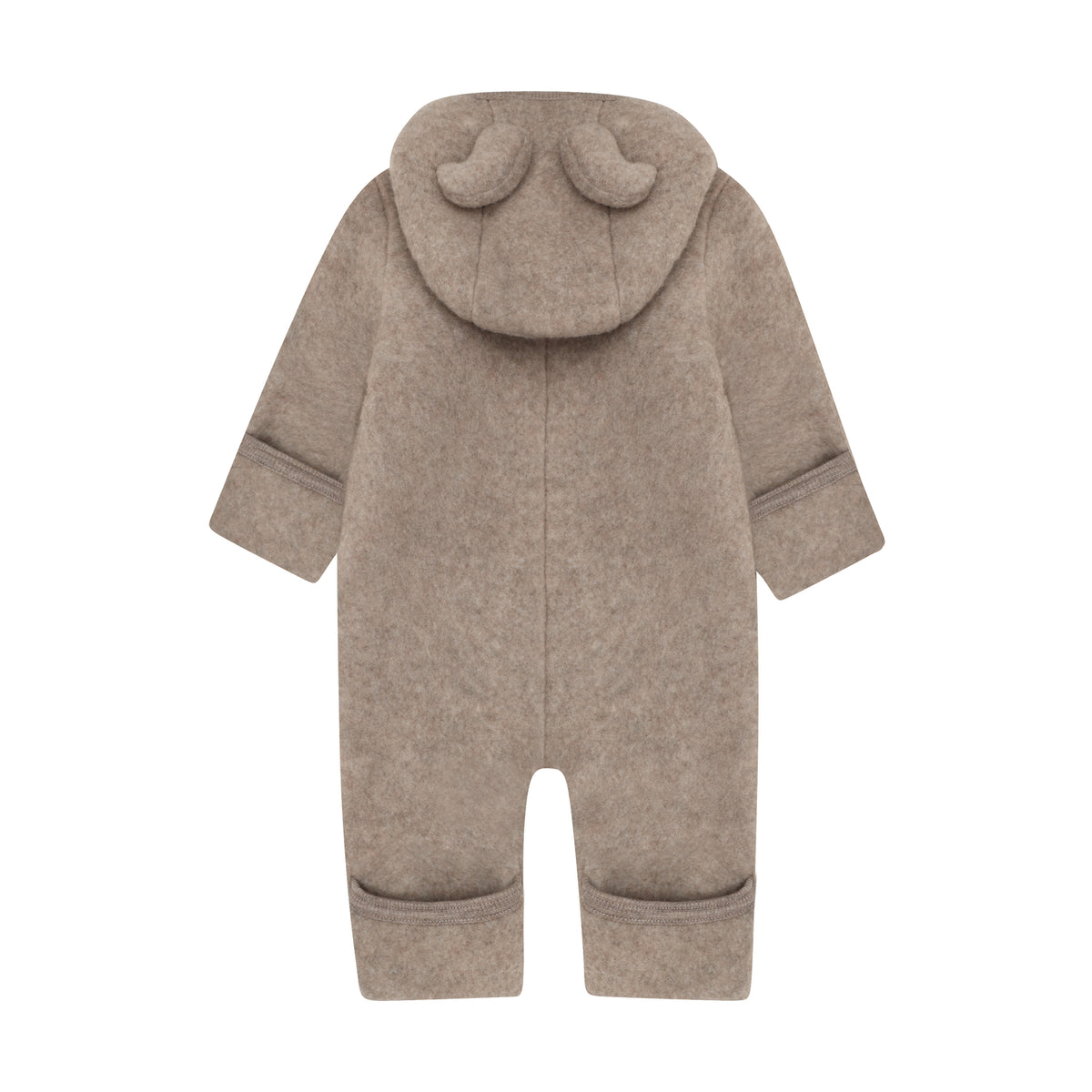Wool fleece overall with ears Savannah melange