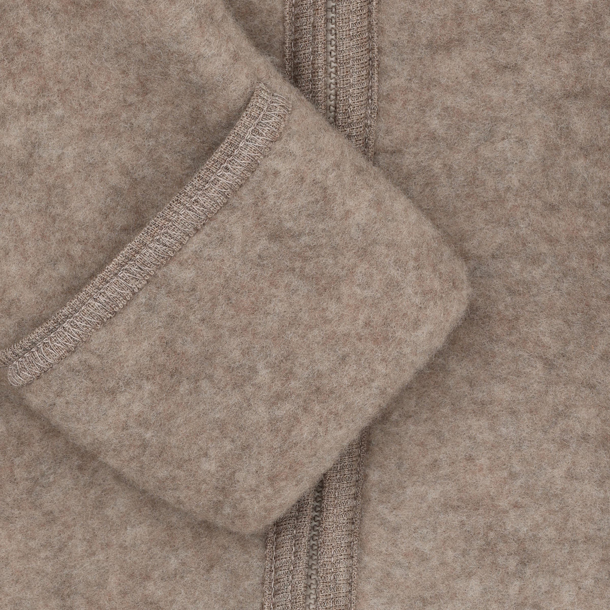 Wool fleece overall with ears Savannah melange