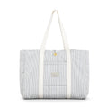 Ausklappbare Wickeltasche - Classic Stripes Blue