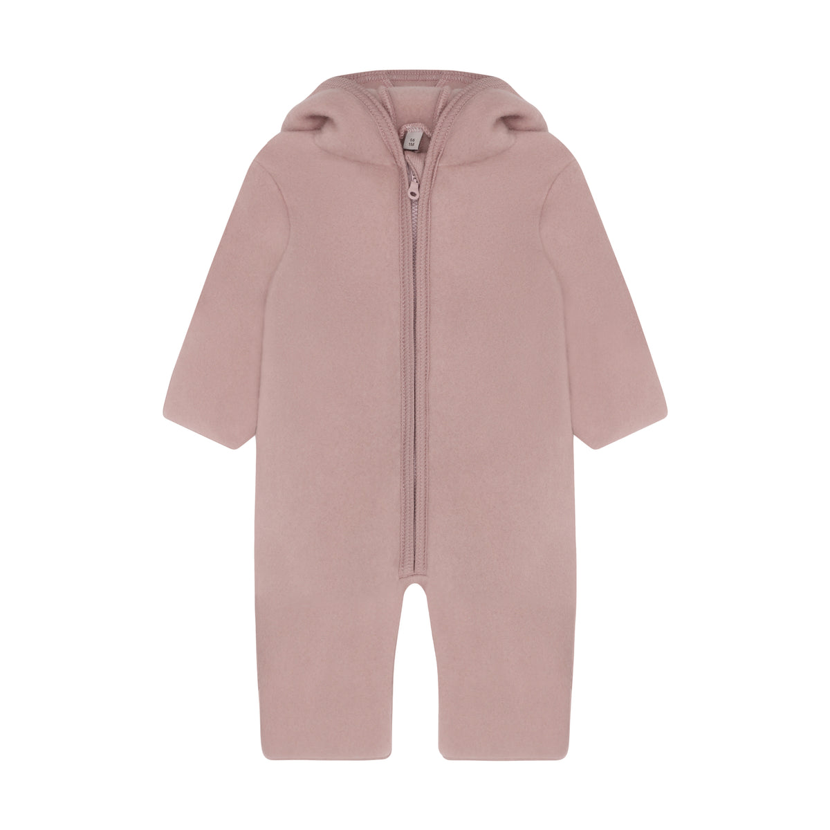 Woolfleece Coverall with Ears Mahogany Rose
