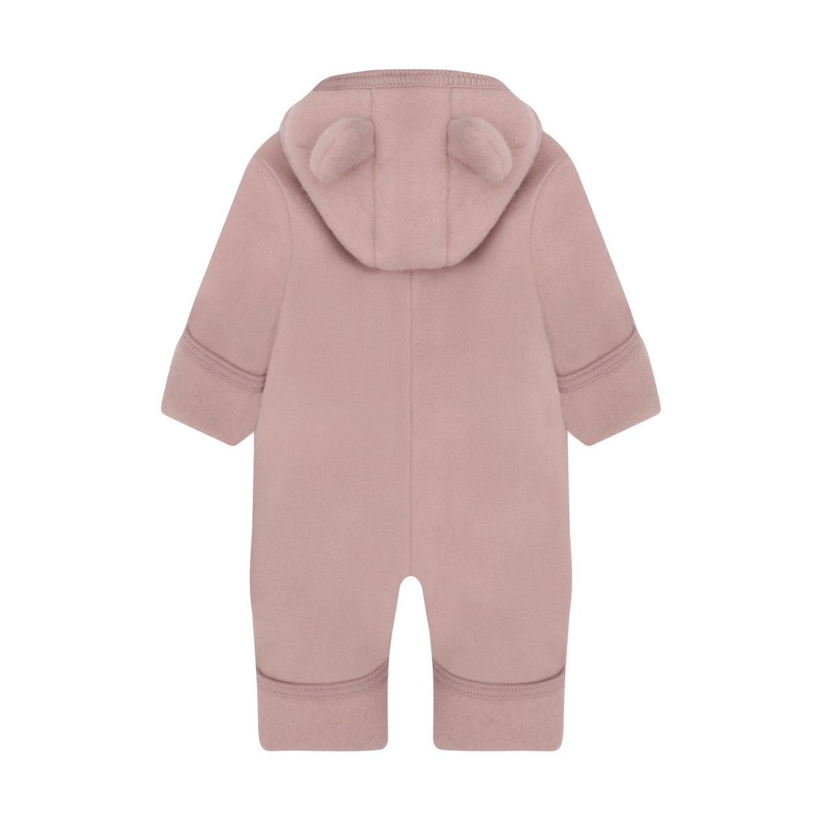 Woolfleece Coverall with Ears Mahogany Rose