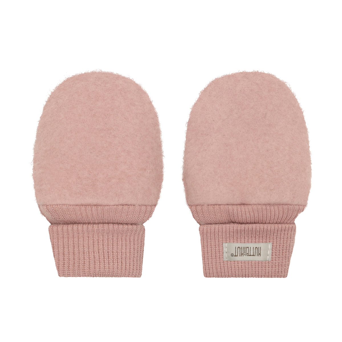 Fäustlinge aus Wollfleece Mahogany Rose