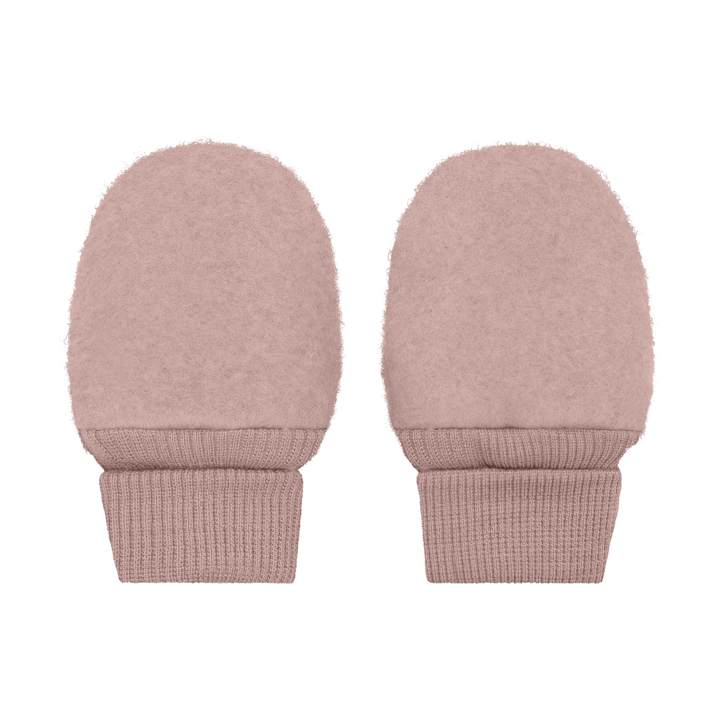 Fäustlinge aus Wollfleece Mahogany Rose