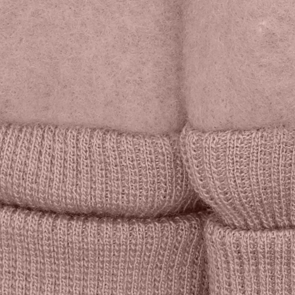 Fäustlinge aus Wollfleece Mahogany Rose