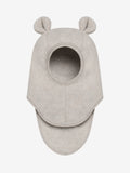 Balaclava mit Ohren aus Wollfleece Camel Melange