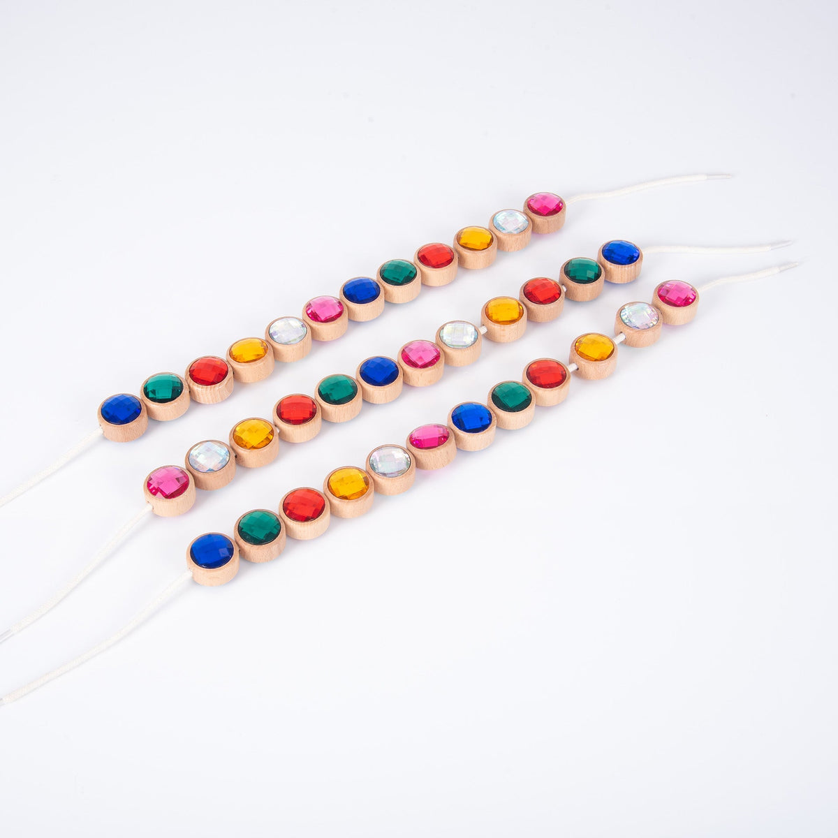 Wooden Lacing Jewels