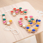 Wooden Lacing Jewels