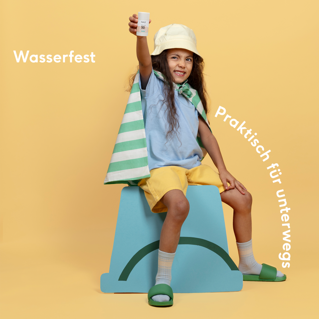 Naïf Baby & Kinder Sonnenschutzstick Parfümfrei SPF50 bei Yay Kids