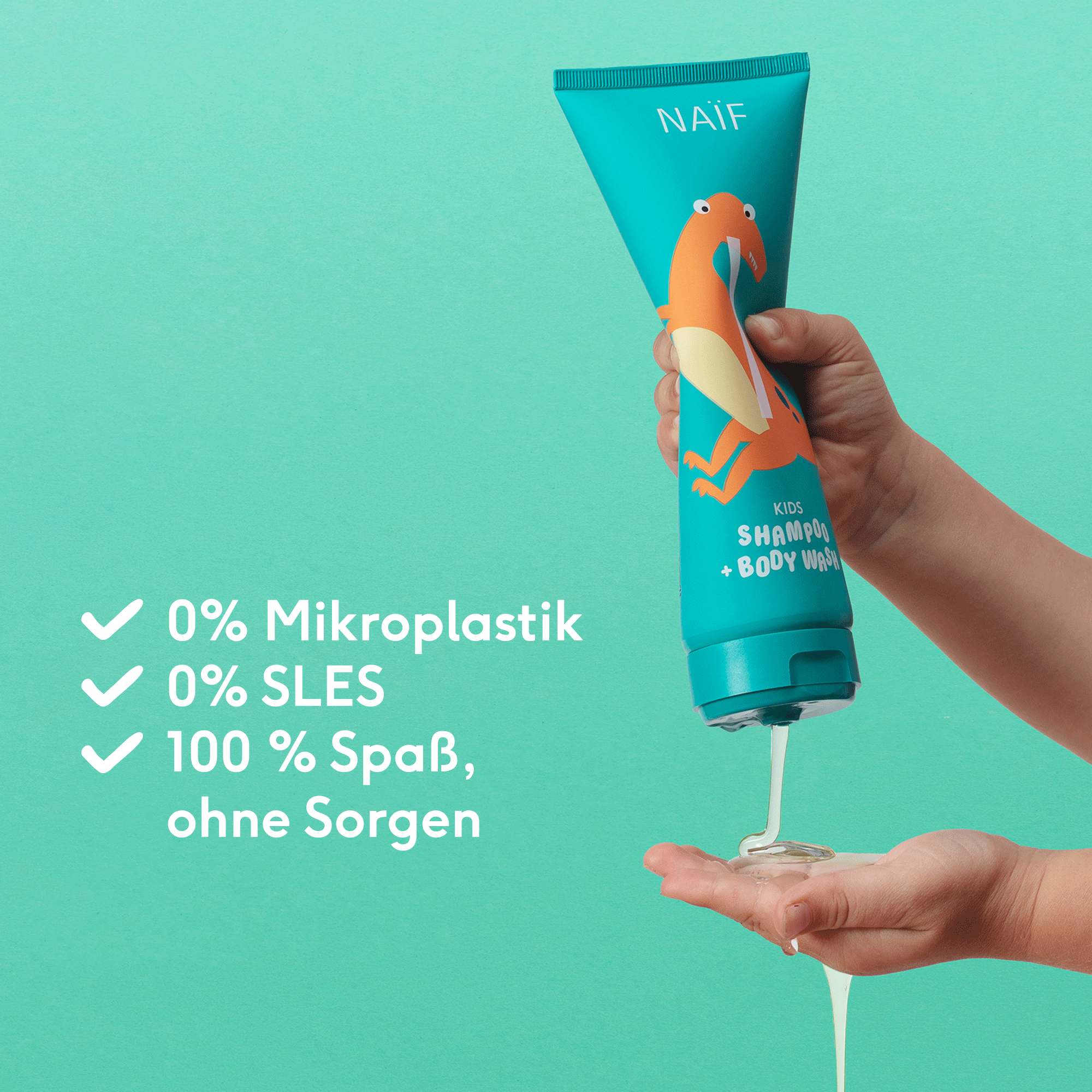 Naïf Kids Line 2 in 1 Shampoo & Duschgel 250ml bei Yay Kids