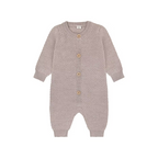 Jumpsuit Knitted Mocha Meringue Melange