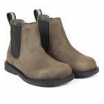 Angulus Kinder Chelsea Boot with Logo Tape Dark Olive/ Black bei Yay Kids