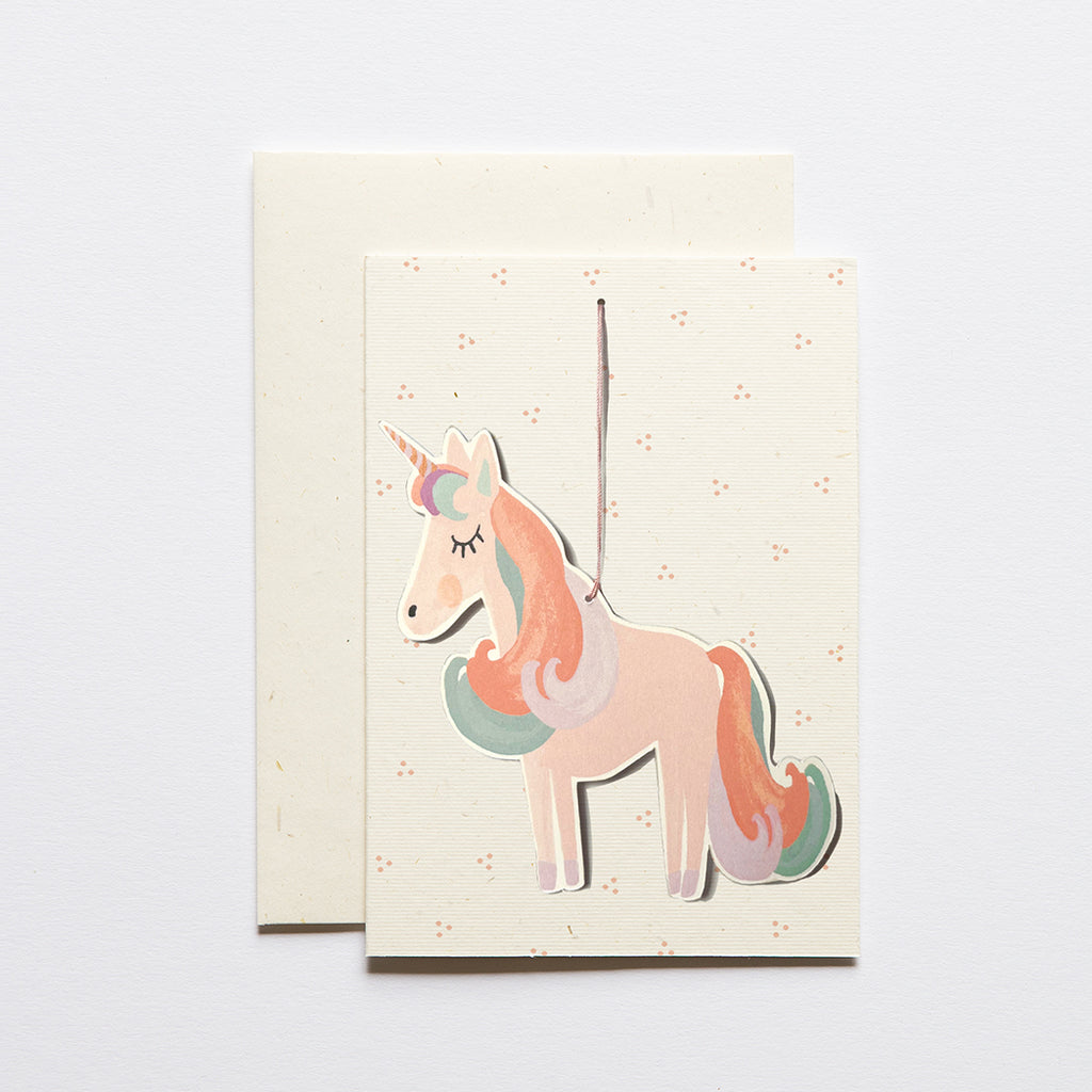Atelier Sasu Grusskarte mit Couvert Einhorn bei Yay Kids