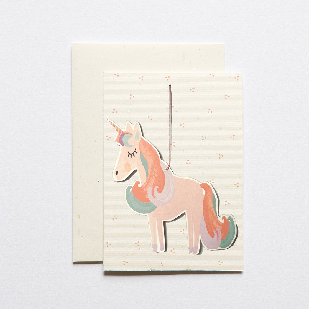 Atelier Sasu Grusskarte mit Couvert Einhorn bei Yay Kids