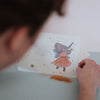 Atelier Sasu Grusskarte mit Couvert Fee mit Bio-Glitzer bei Yay Kids