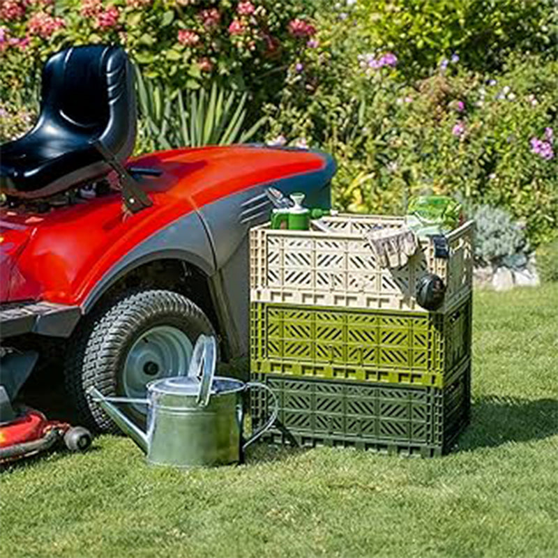 Maxi Folding Crate Olive