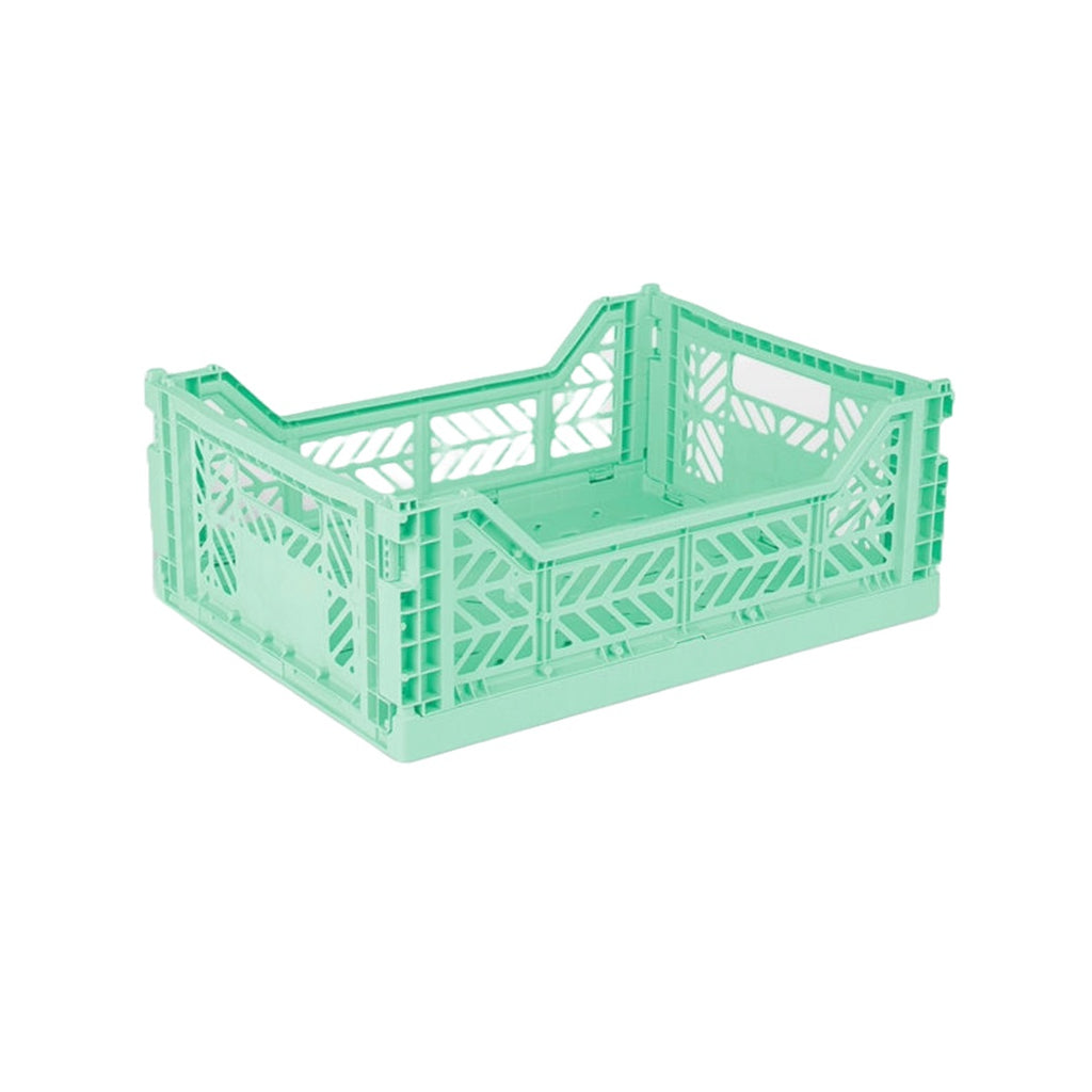 Ay-Kasa Aufbewahrungsbox Folding Crate Midi Warm Mint Yay Kids