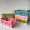 Ay-kasa Aufbewahrungsbox Folding Crate Mini Strawberry Milk bei Yay Kids