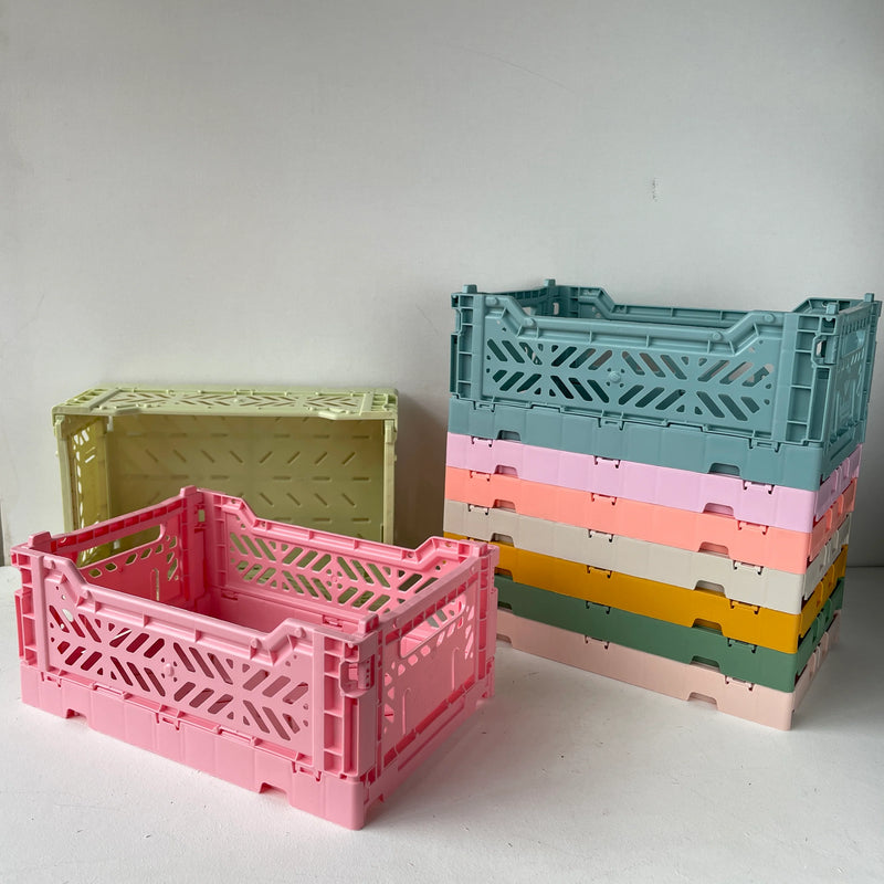 Ay-kasa Aufbewahrungsbox Folding Crate Mini Strawberry Milk bei Yay Kids
