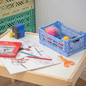 Ay-kasa Aufbewahrungsbox Folding Crate Mini Strawberry Milk bei Yay Kids