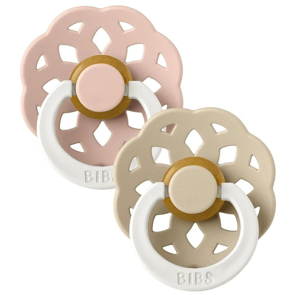 Boheme Glow Latex Schnuller 2er-Pack Blush/Vanilla 6-12M