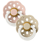 Boheme Glow Latex Schnuller 2er-Pack Blush/Vanilla 6-12M