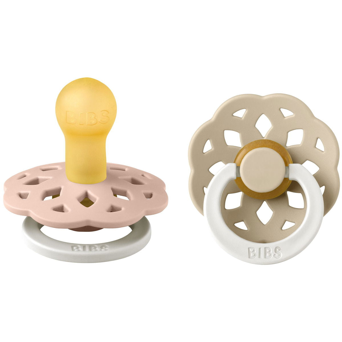 Boheme Glow Latex Schnuller 2er-Pack Blush/Vanilla 6-12M