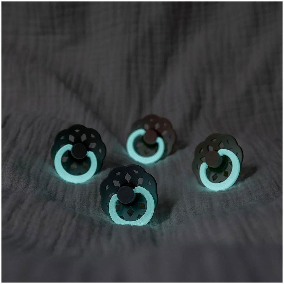 Boheme Glow Latex Schnuller 2er-Pack Blush/Vanilla 6-12M