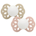Schnuller Infinity Glow Silikon 2er-Pack Blush/Vanilla 6-12M