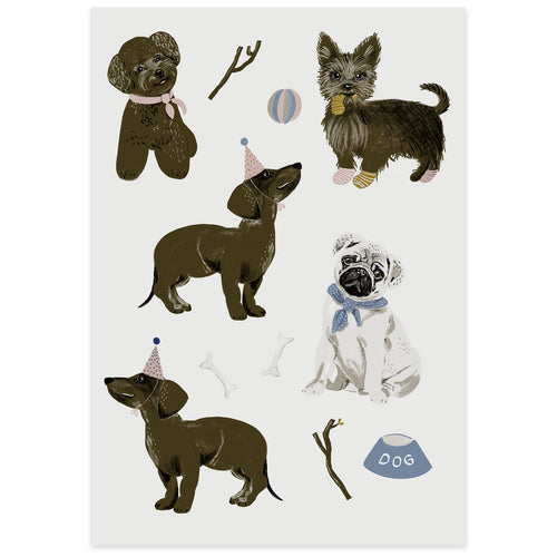 Bügelbilder Hunde