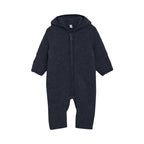 Huttelihut Baby Wollanzug Navy Melange bei Yay Kids