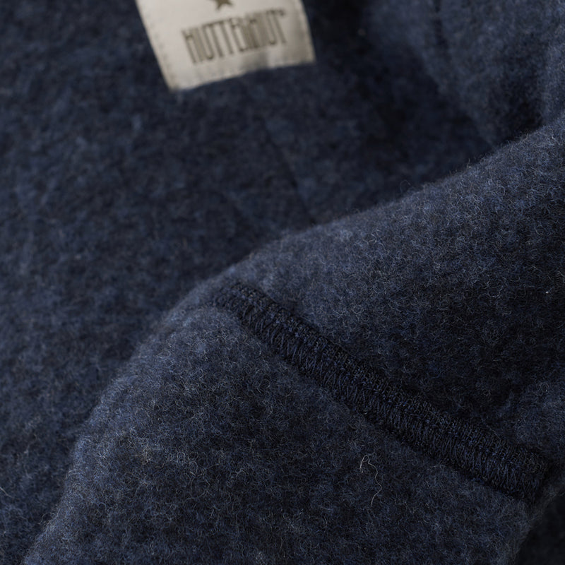 Huttelihut Baby Wolloverall Navy Melange bei Yay Kids