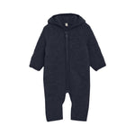 Huttelihut Baby Wollanzug Navy Melange bei Yay Kids