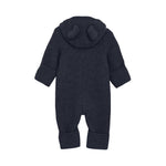 Huttelihut Baby Wollanzug Navy Melange bei Yay Kids