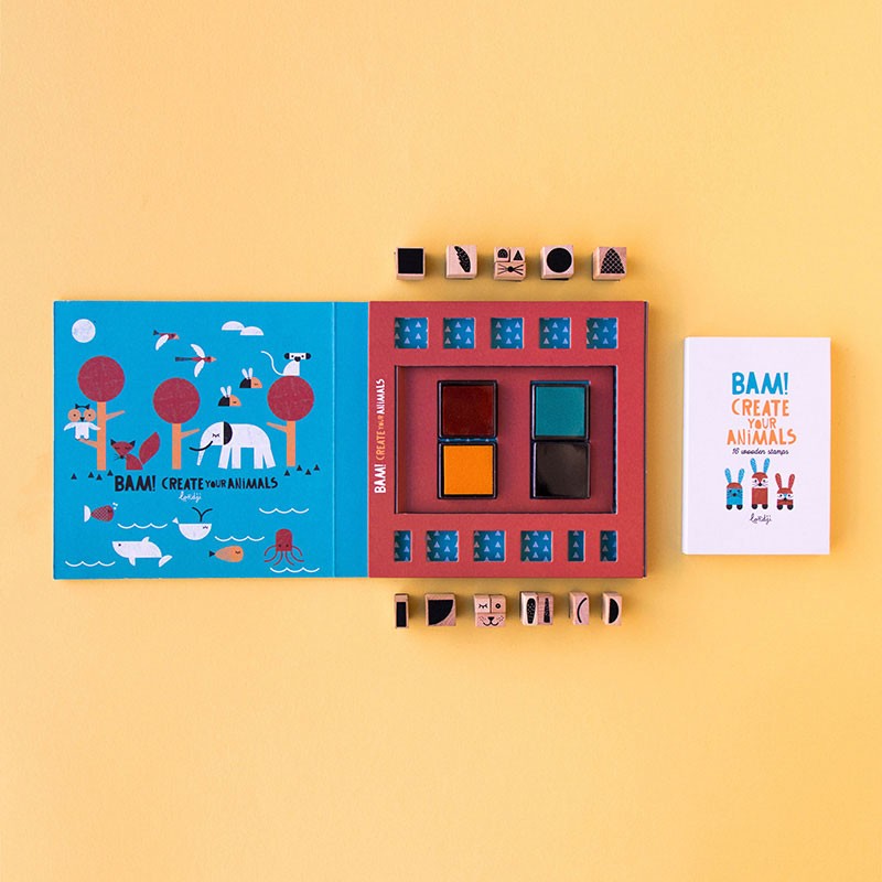 Londji Kinder Tier Stempel Set Bam! bei Yay Kids