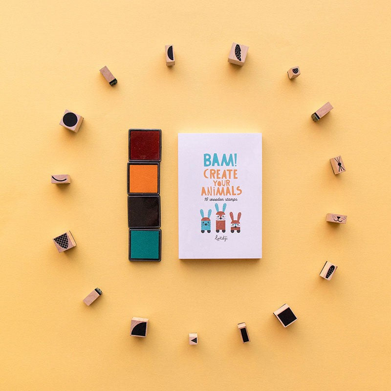 Londji Kinder Tier Stempel Set Bam! bei Yay Kids