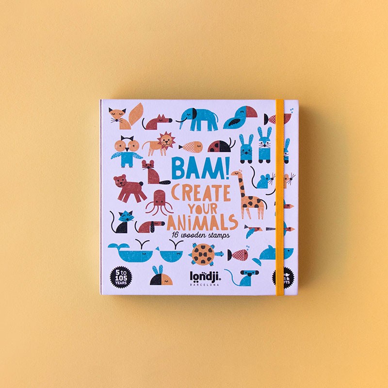 Londji Kinder Tier Stempel Set Bam! bei Yay Kids