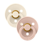 Bibs Schnuller Colour 2er Pack Ivory Blush Grösse 2 6-18 M. bei Yay Kids