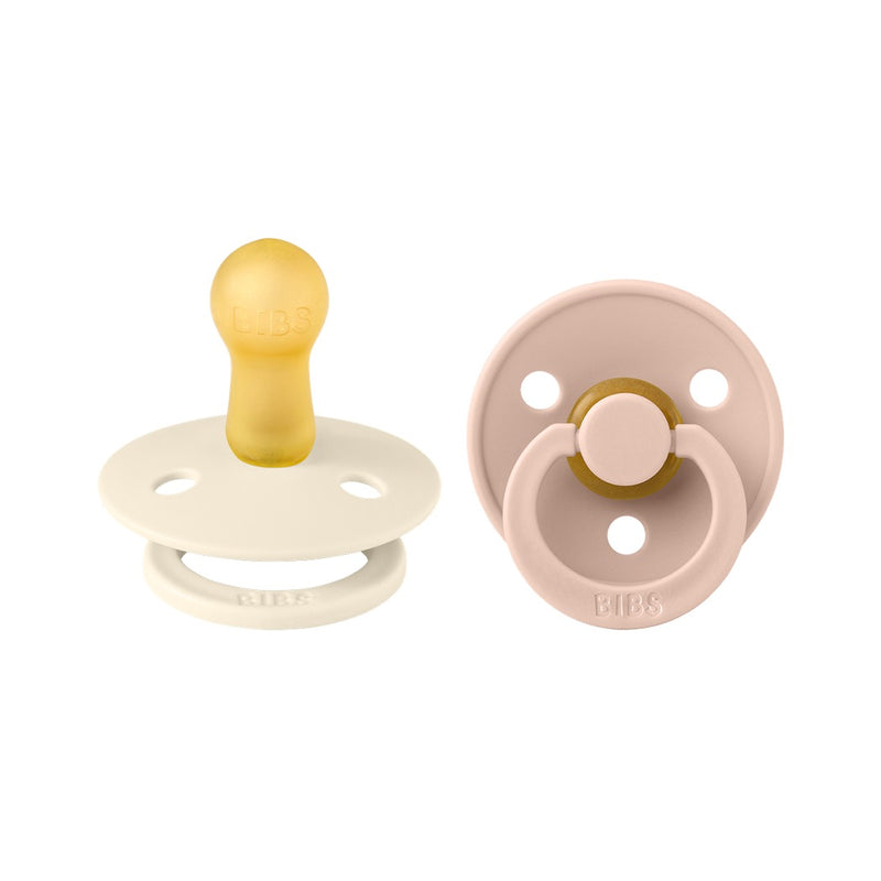 Bibs Schnuller 2er Pack Ivory Blush Grösse 2 6-18 Monate bei Yay Kids