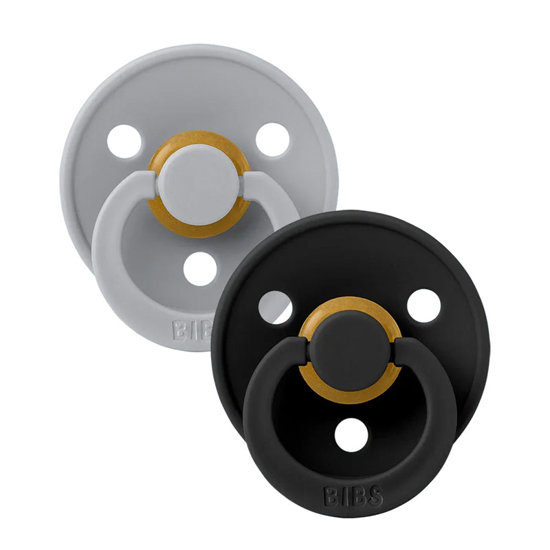 Bibs Schnuller 2er Pack Cloud Black 18+ M. bei Yay Kids
